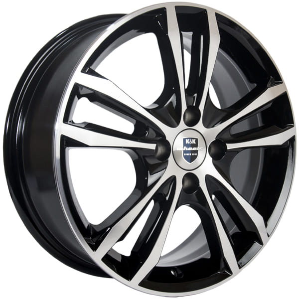 ДЛ 4*100 16*6 D54.1 ET49 К&К Samara-оригинал Алмаз черный конус